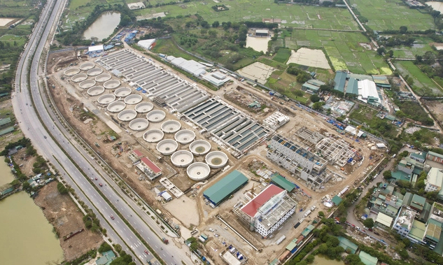 nhà máy xử lý nước thải yên xá